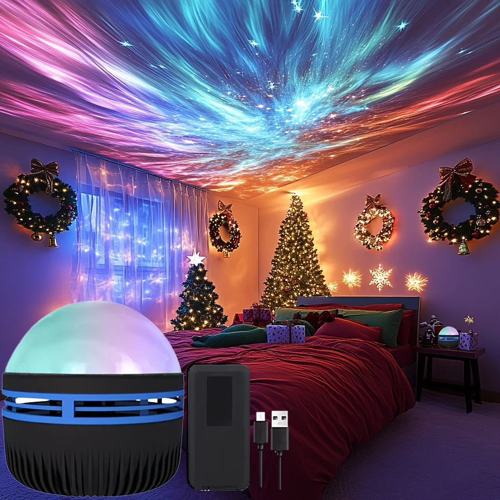 LED Northern Lights Projection Lamp