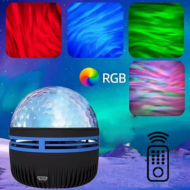 LED Northern Lights Projection Lamp