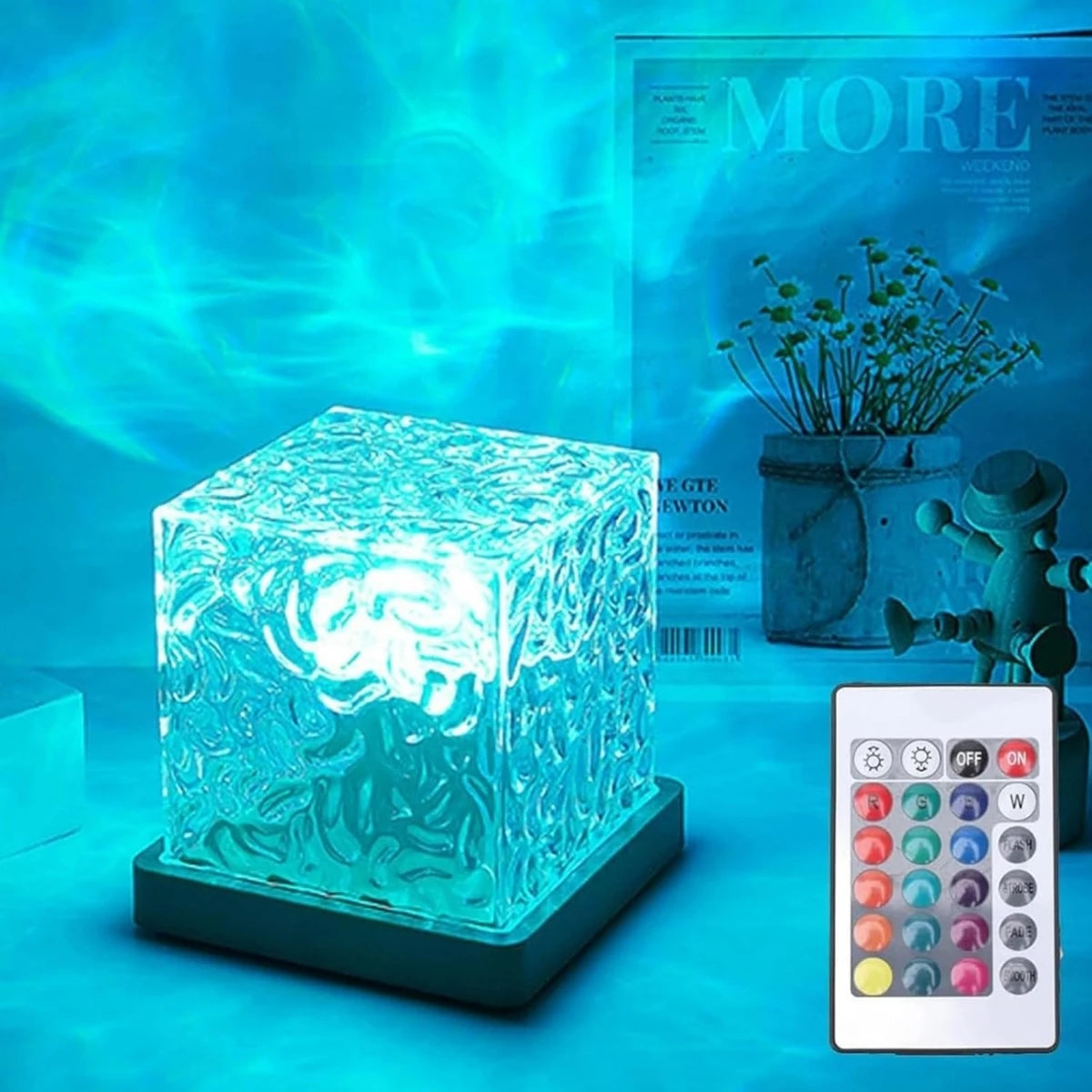 Crystal Lamp Water Ripple RGB